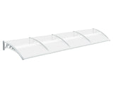 Grey Frame Window Awning 150cm x 400cm