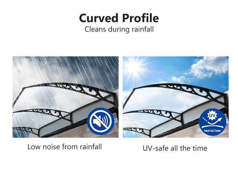 Clear Window Awning 150cm x 400cm