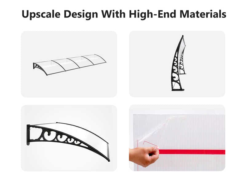 Clear Window Awning 150cm x 400cm