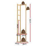 DS NA Artiss Clothes Rack Airer Coat Stand Bamboo