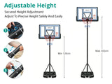 Adjustable Portable Basketball Stand Hoop S0321X