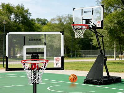 Adjustable Portable Basketball Stand Hoop S255W