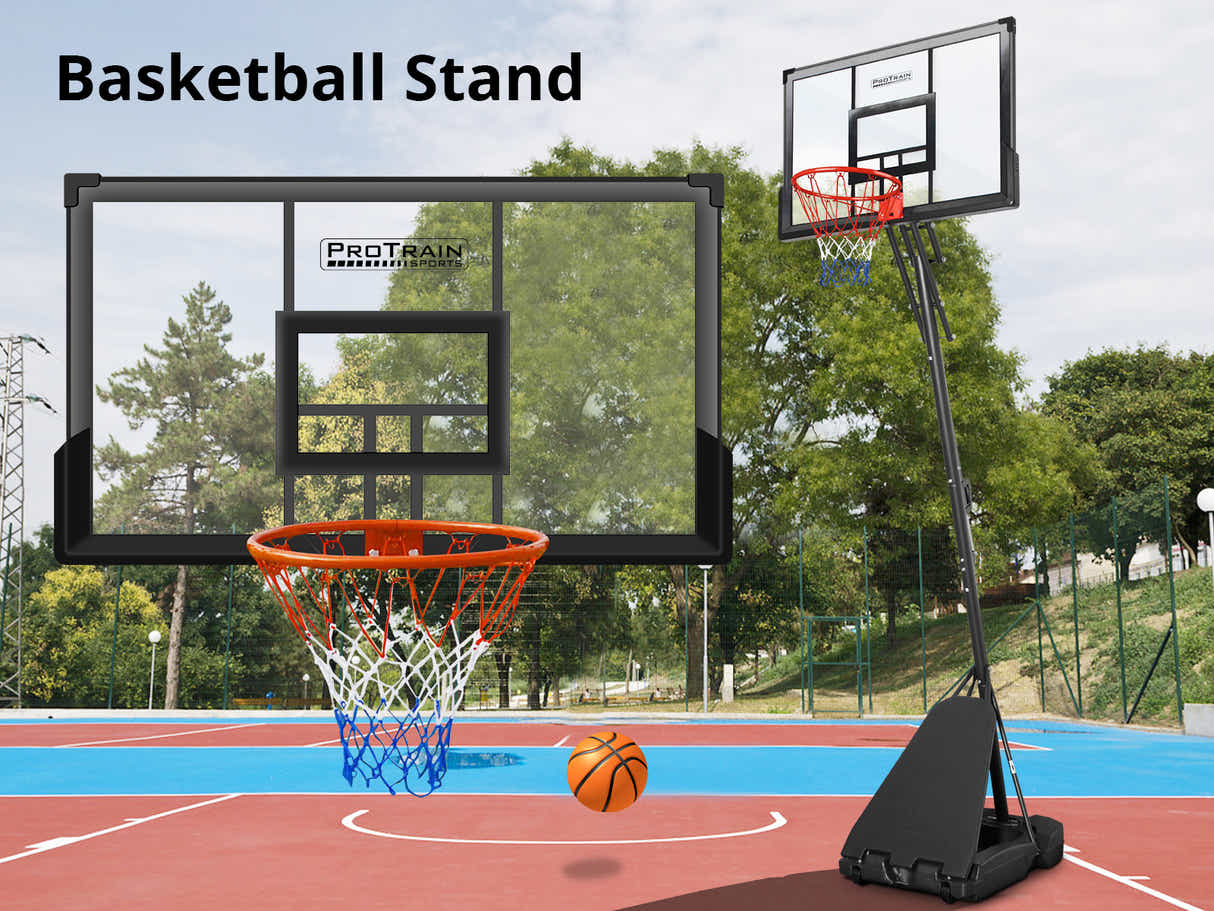 Adjustable Portable Basketball Stand Hoop - 3.05 m