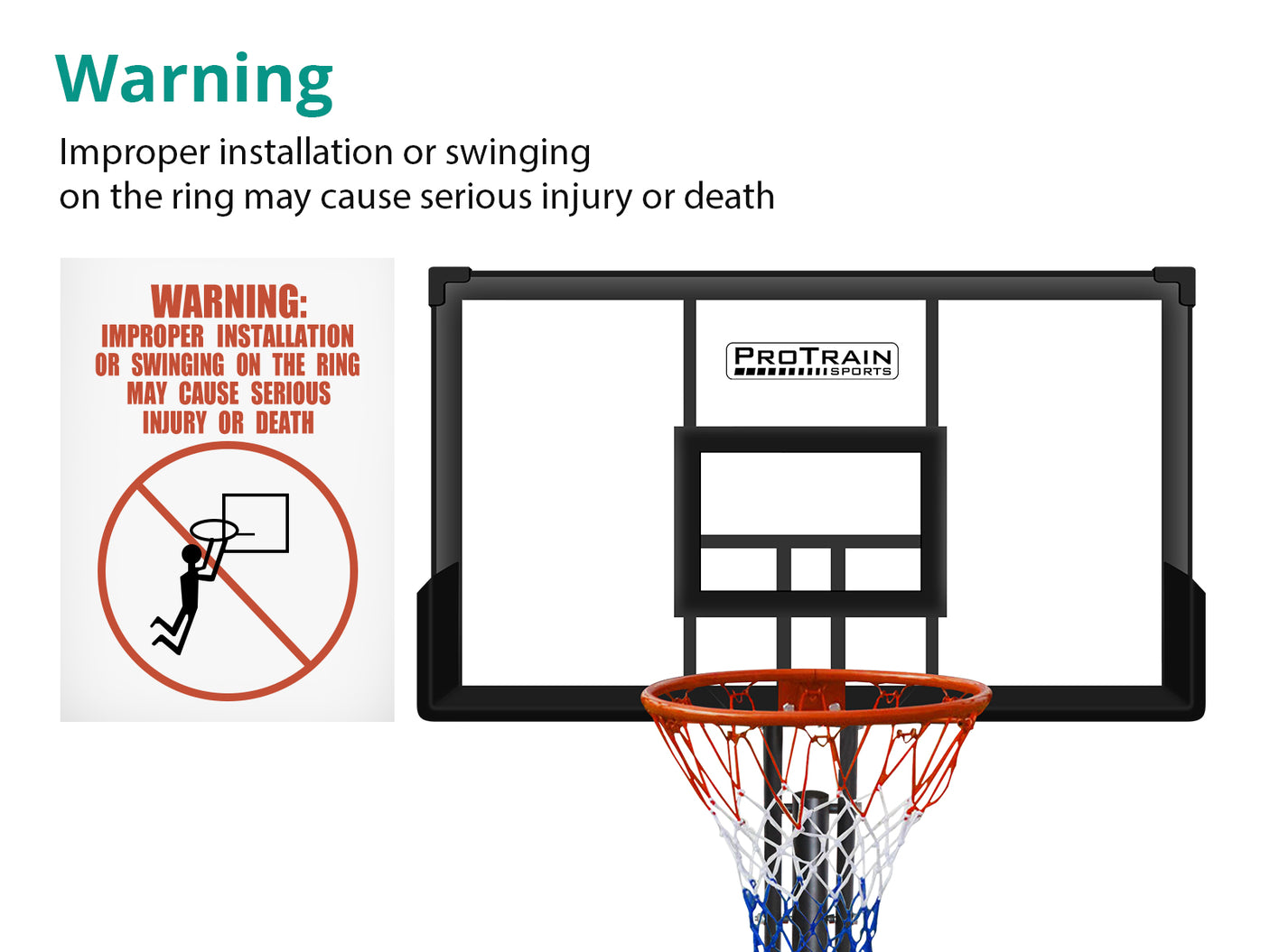 Portable Basketball Stand Hoop