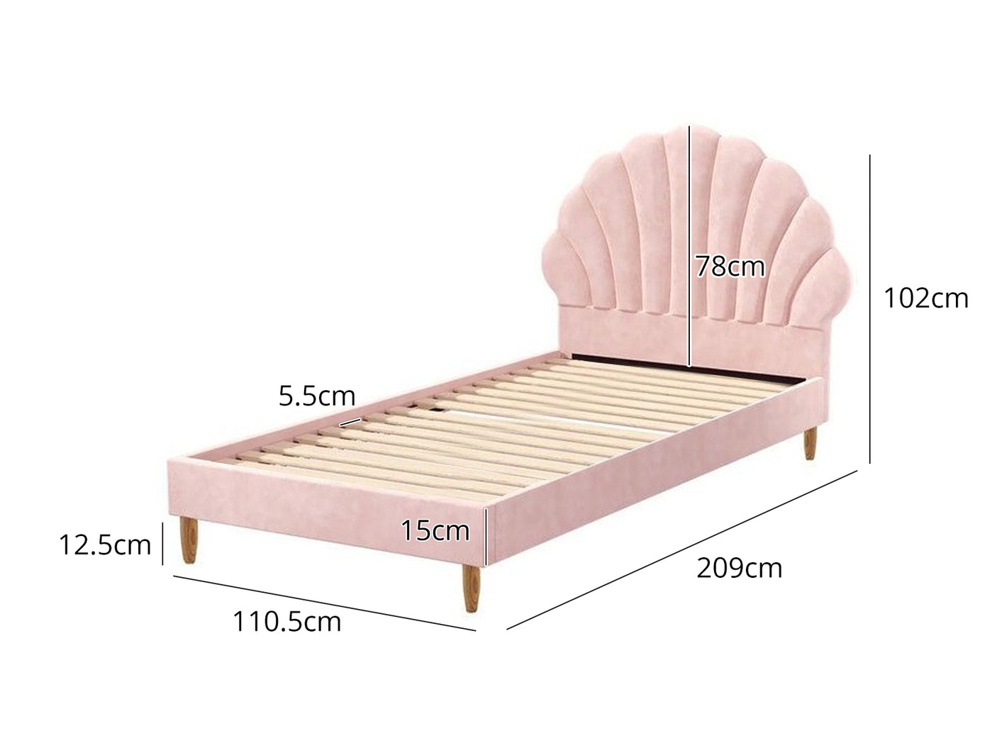 Ariel Princess Bed King Single