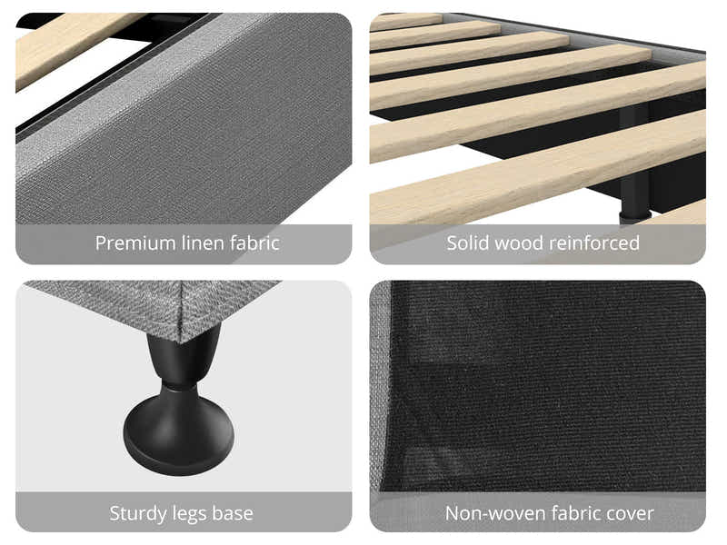 Enkel Bed Base - King