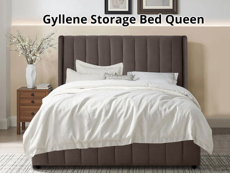 DS Gyllene Storage bed Queen