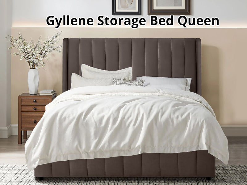 DS Gyllene Storage bed Queen