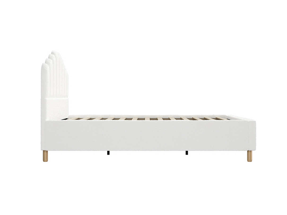 Shelley Boucle Bed Frame & FIRM23 Mattress - Queen