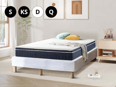 Xclusive Boucle Bed Base - Double