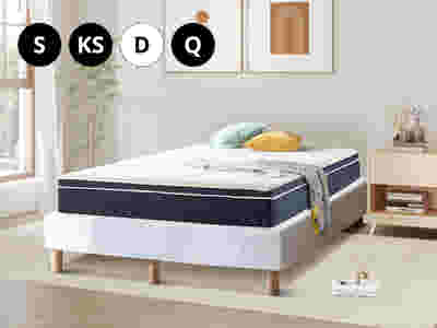 Xclusive Boucle Bed Base - Double