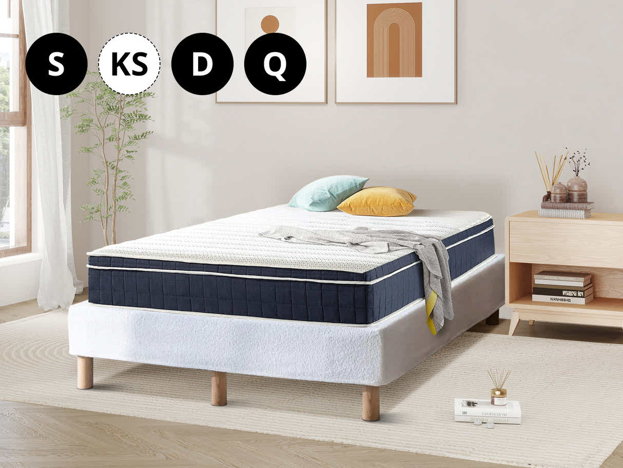 DS Xclusive Boucle Bed Base - King Single