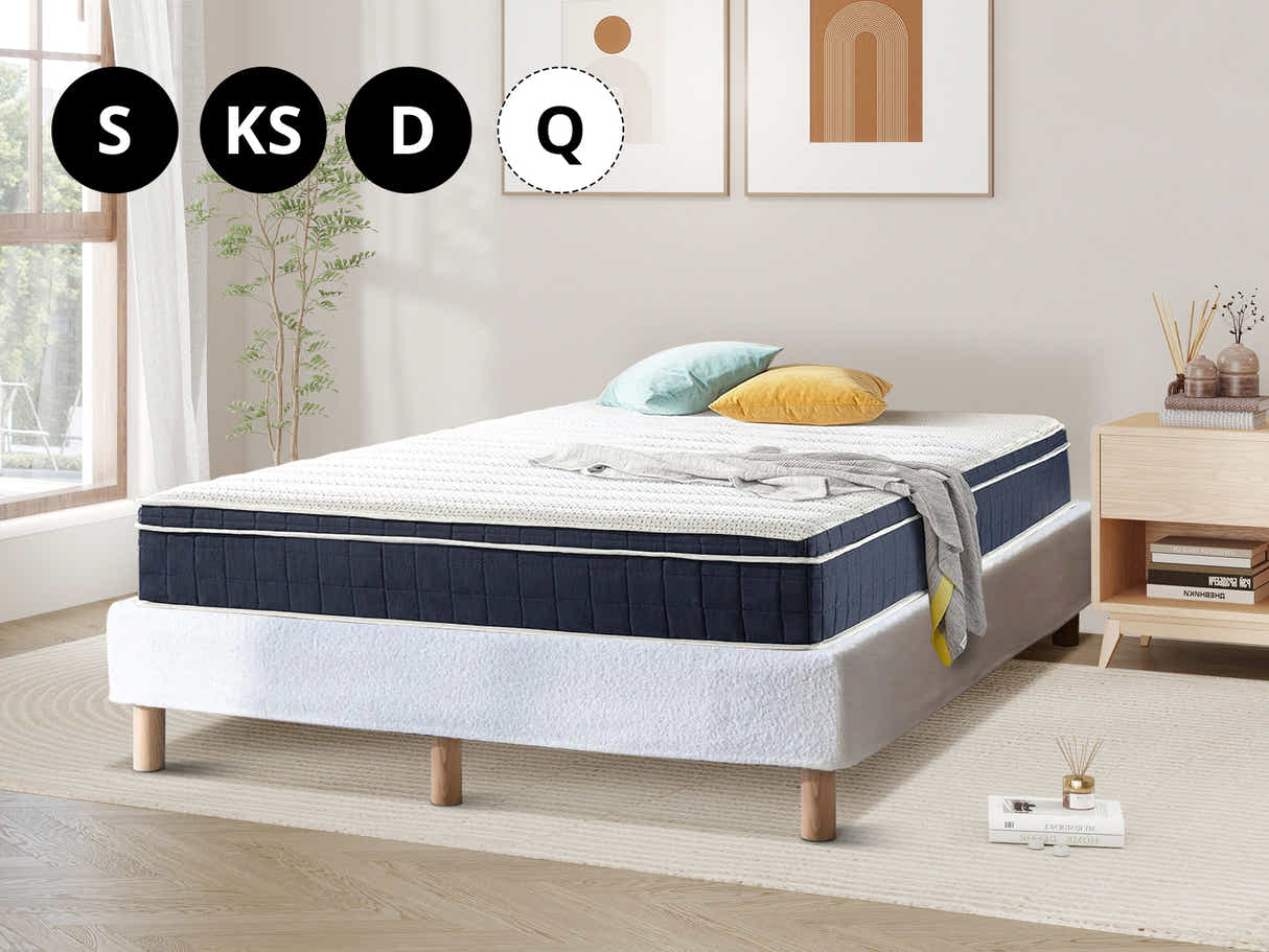 DS Xclusive Boucle Bed Base - Queen