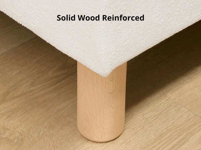 Xclusive Boucle Bed Base - Double