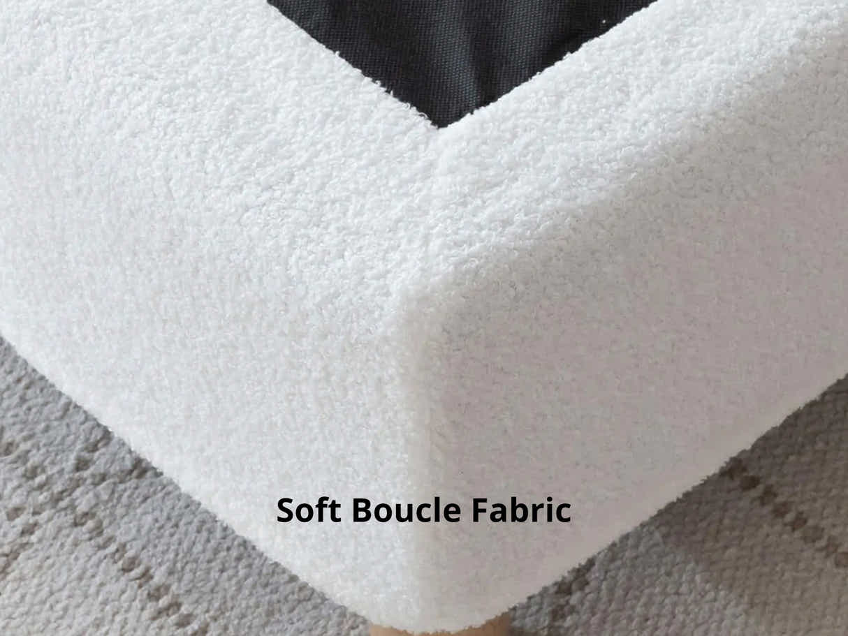 DS Xclusive Boucle Bed Base - King Single