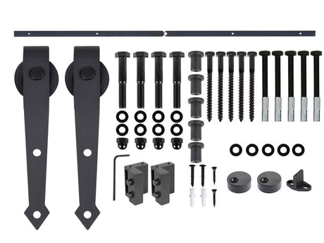 Barn door hardware