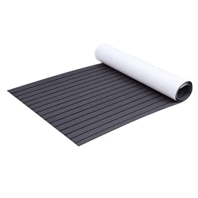 DS NA EVA Foam Boat Flooring Mat Decking Sheet 240x90x0.6cm Dark Grey Decor