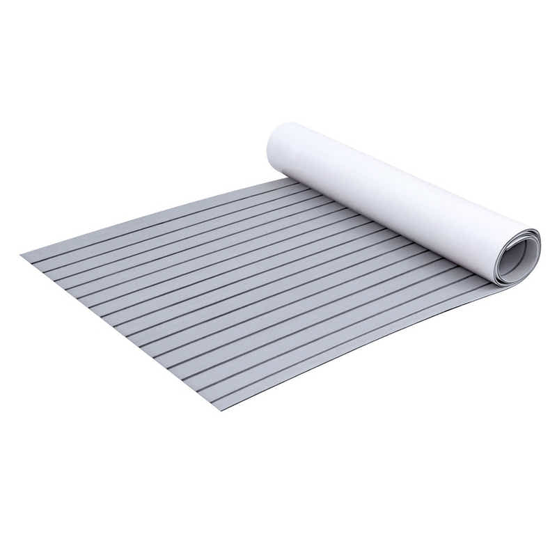 DS NA EVA Foam Boat Flooring Mat Decking Sheet 240x90x0.6cm Light Grey