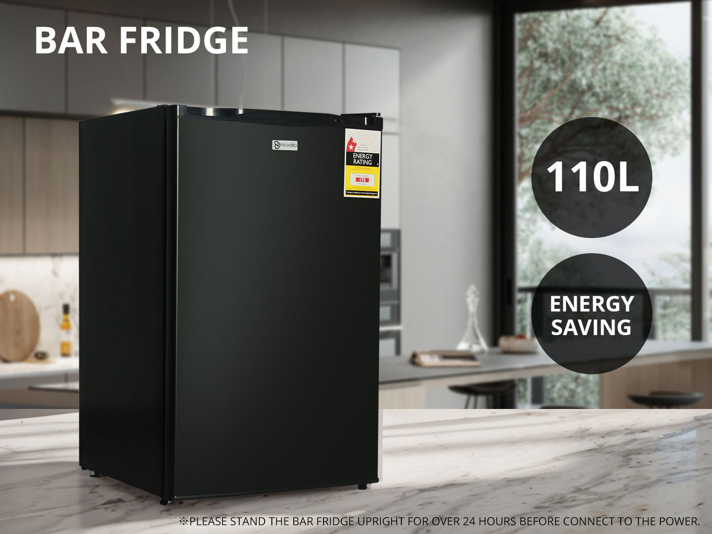 Bar fridge XXL Black