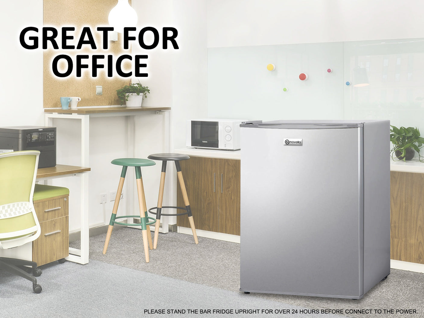 Bar Fridge Large Grey