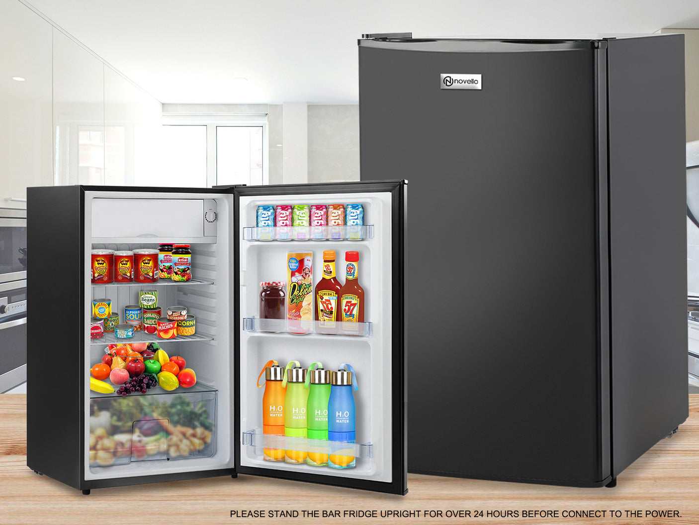Bar Fridge XL black