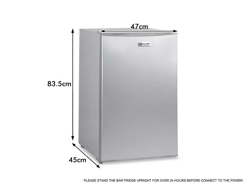 Novello Bar Fridge Grey - XL/86L