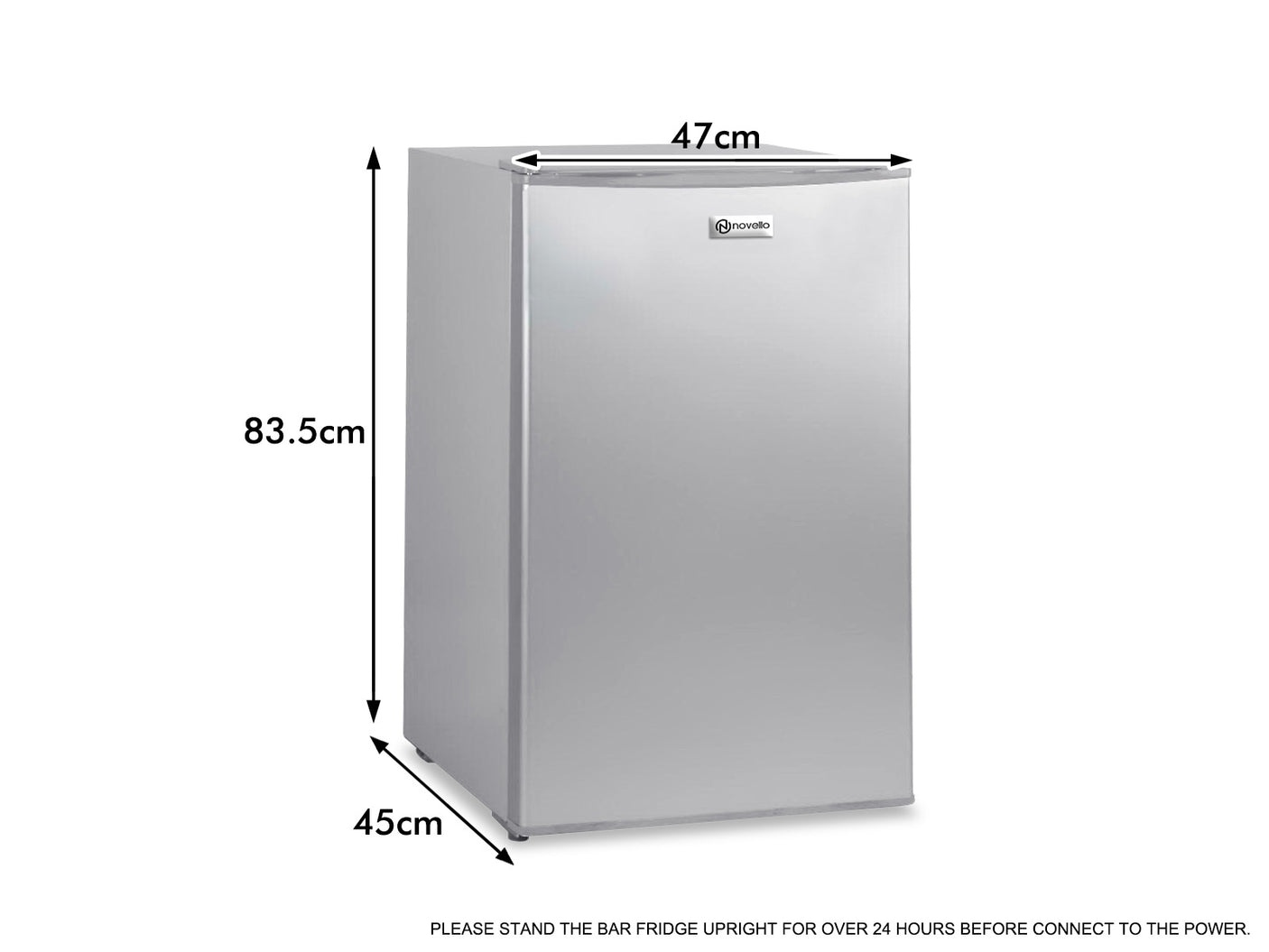 Bar Fridge XL grey