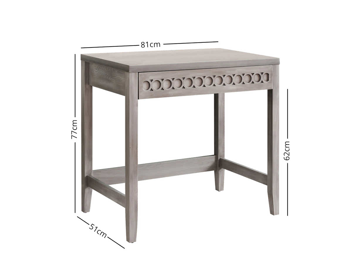 Home & Office Desk With Storage Drawer & Molina Mesh Task Chair Black+Black