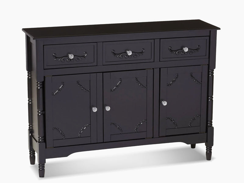 Wood Buffet Table with Drawers & Cabinets - 105 cm