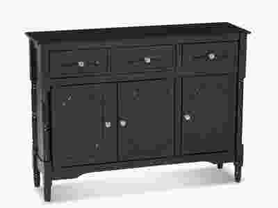 Wood Buffet Table with Drawers & Cabinets - 105 cm