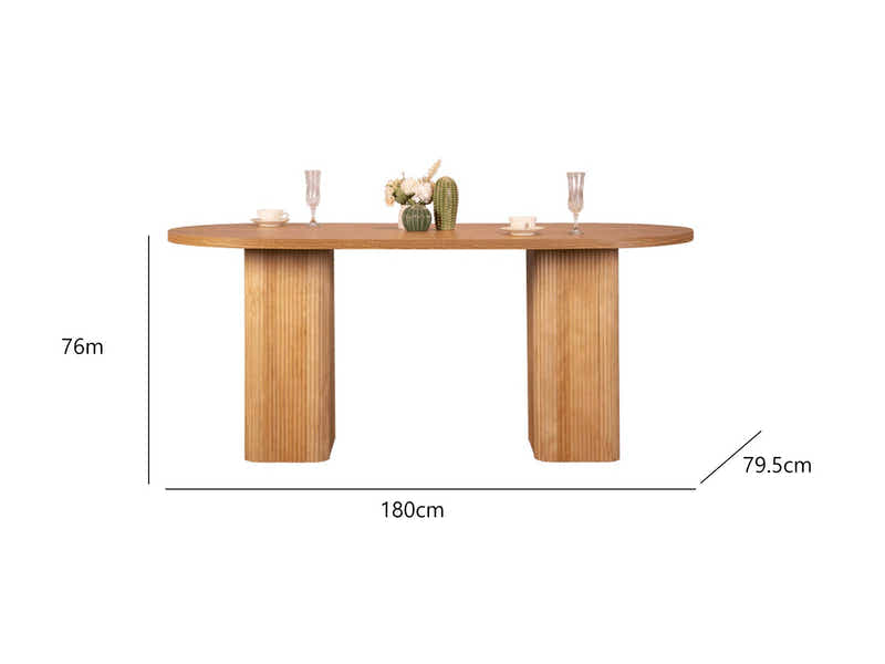 Bojd Wooden Dining Table - 180 cm