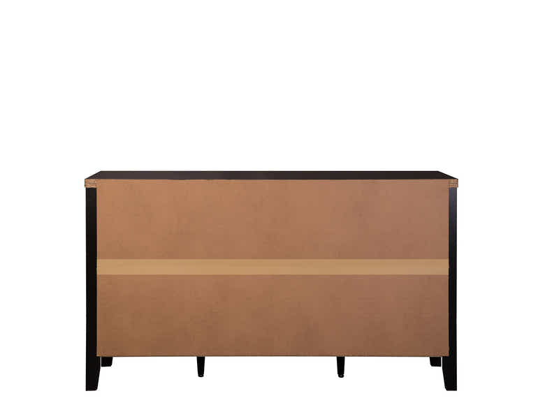 Cambre Black Sideboard with Glass Door - 120 cm