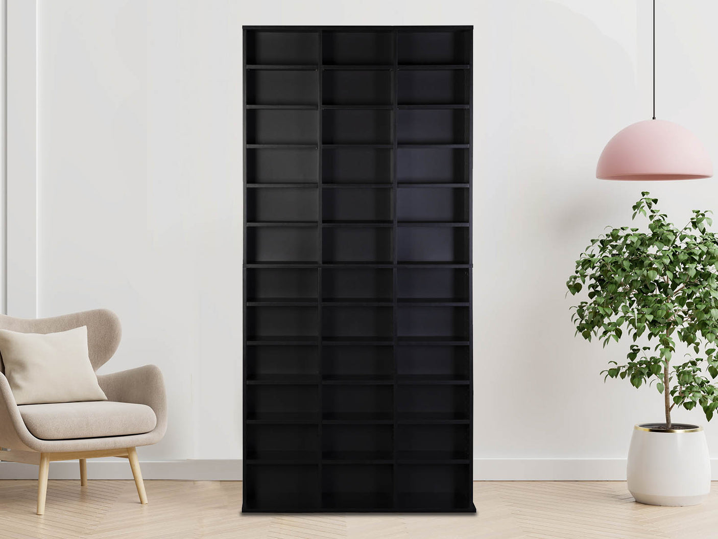 CD/DVD Display Shelf Black