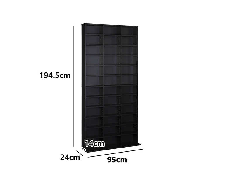 DS CD/DVD Display Shelf Black