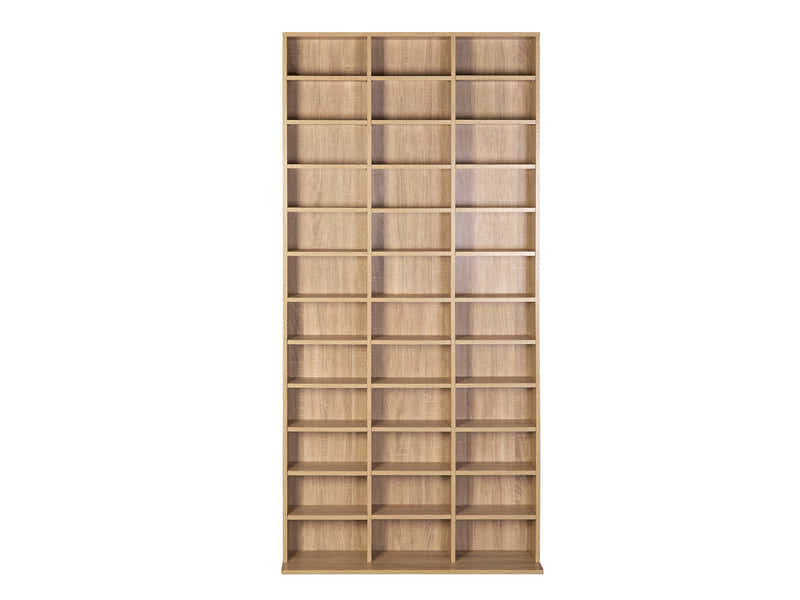 CD/DVD Storage Shelf - Natural Wood