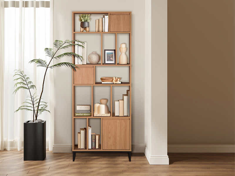 Enkel Multi-Compartment Bookshelf Unit