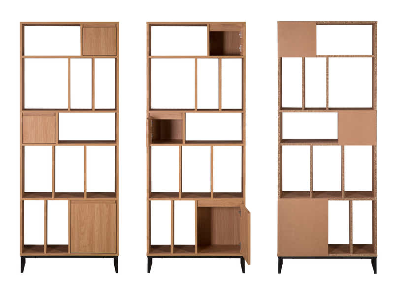 Enkel Multi-Compartment Bookshelf Unit