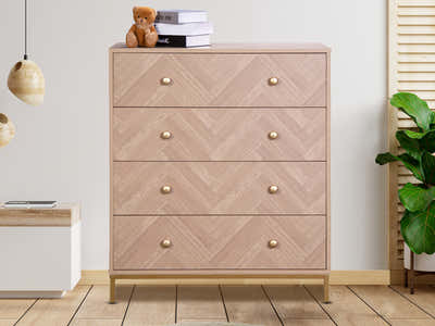 Fiskben 4-Drawer Tallboy