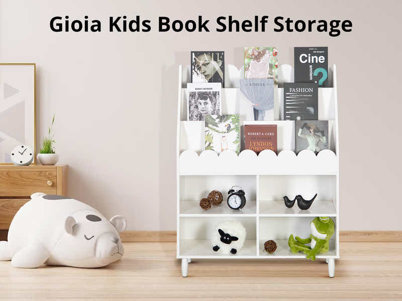 Gioia Kids Book Shelf Storage