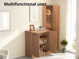 Ingang Shoe and Coat Storage With Mirror