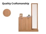 Ingang Shoe and Coat Storage With Mirror