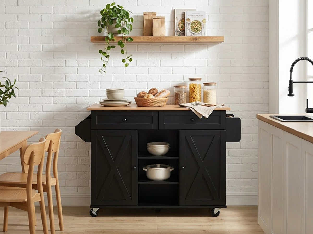 DS KOK Kitchen Trolley - Black