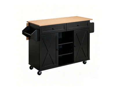 DS KOK Kitchen Trolley - Black