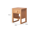 Lunare Bedside Table