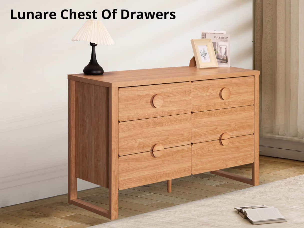 Lunare 6-Drawer Chest