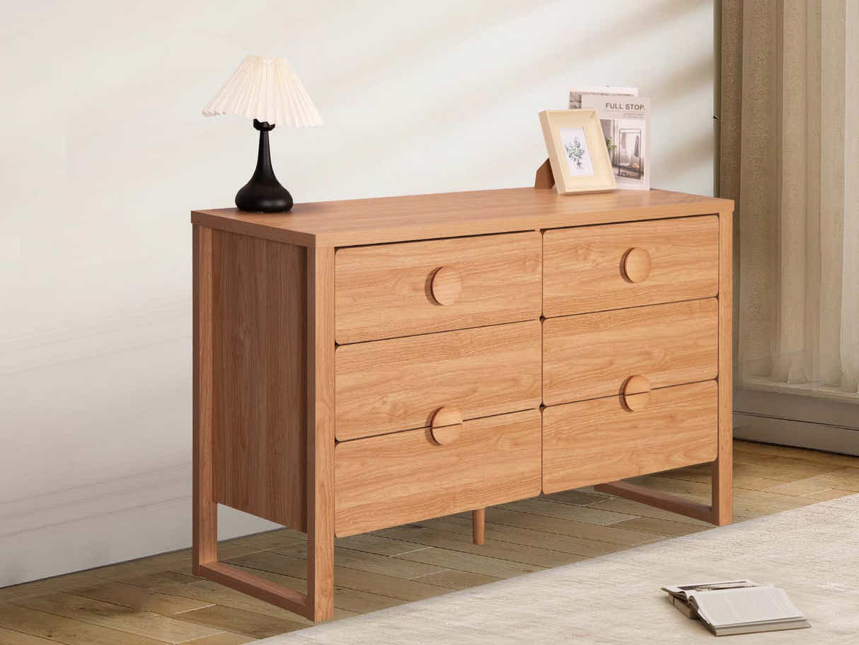 Lunare 6-Drawer Chest
