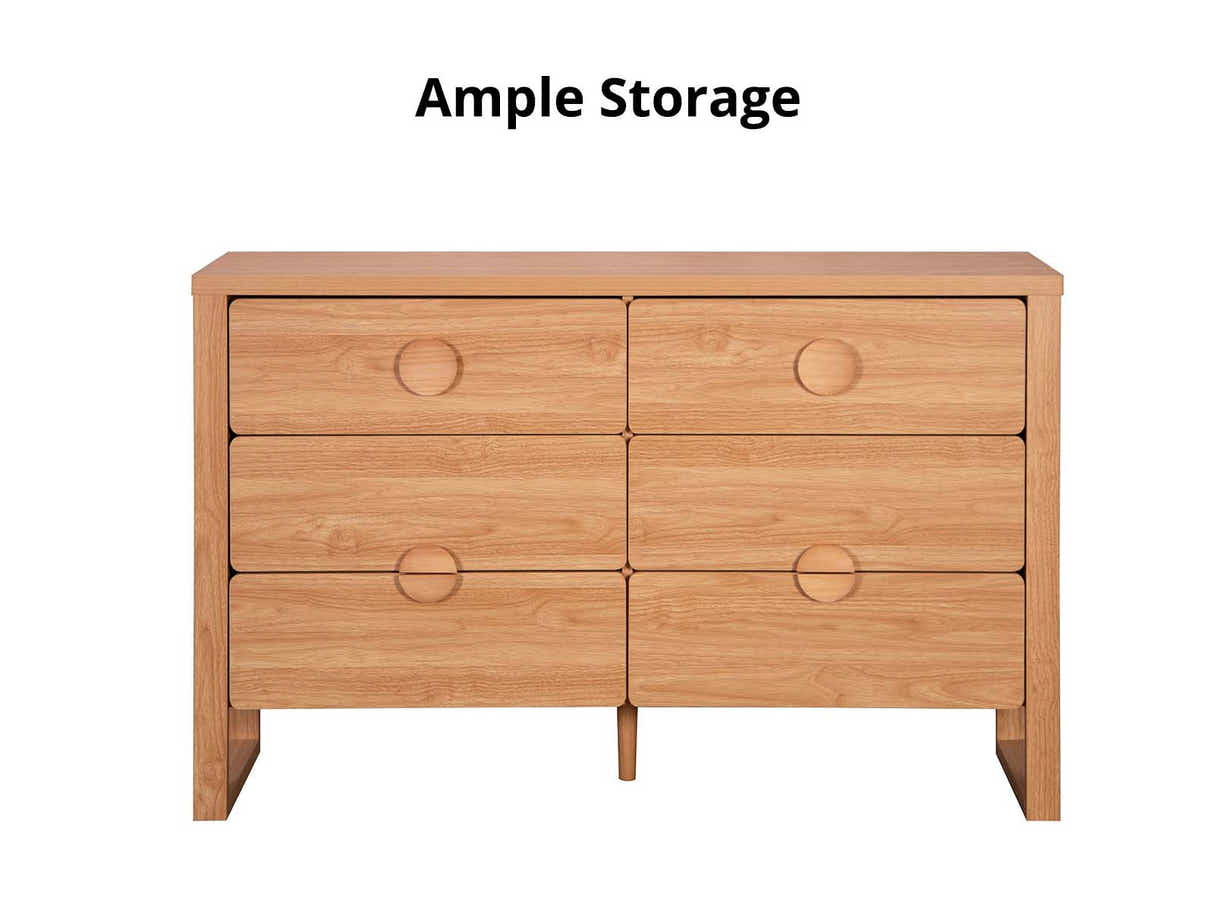 Lunare 6-Drawer Chest