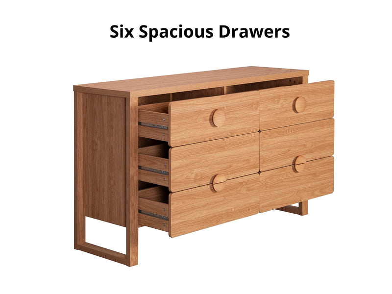Lunare Chest of 6-Drawer