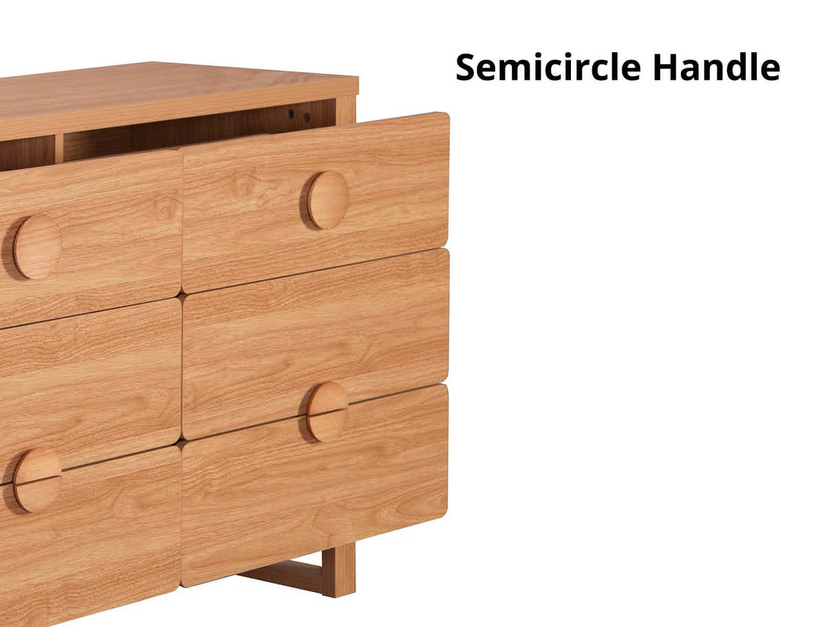 Lunare 6-Drawer Chest