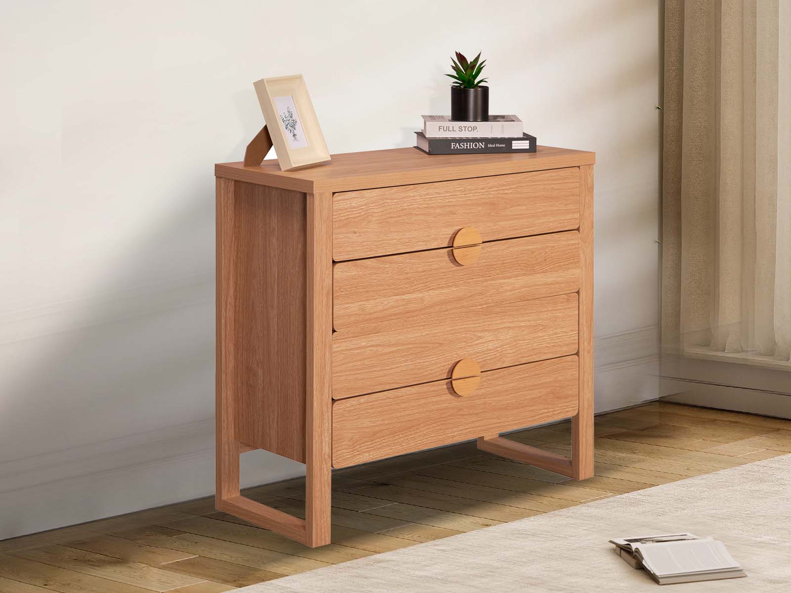 Lunare 4-Drawer Tallboy